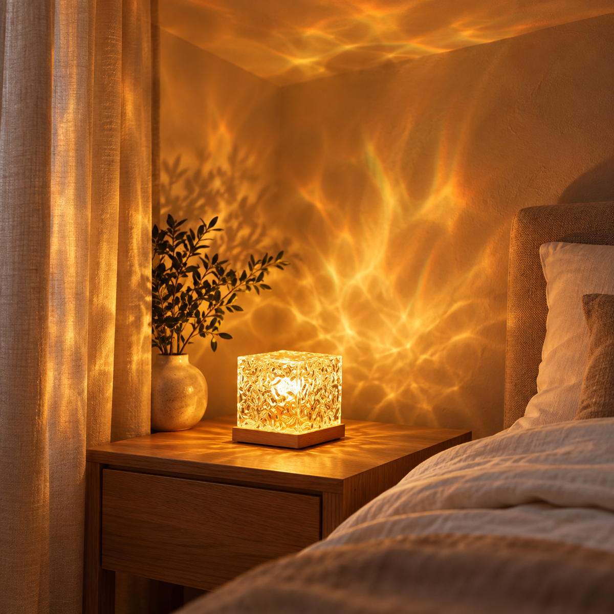 ONDA™ | Lampe d’ambiance à effet d’eau Sunova Home