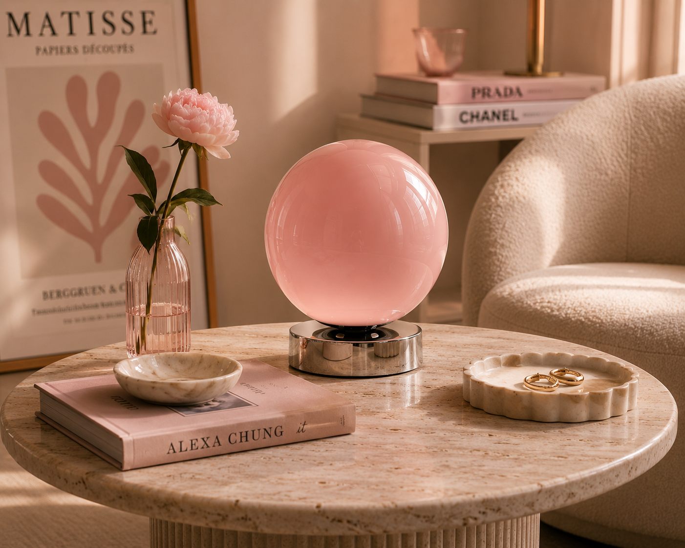 AUREA™ | Lampe de Table en Verre Sunova Home