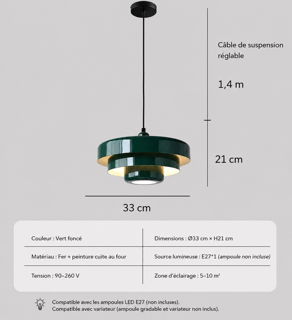 MILO™ | Suspension Design Contemporaine Sunova Home