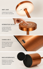 LUCIA™ — Lampe de Table Sans Fil Sunova Home