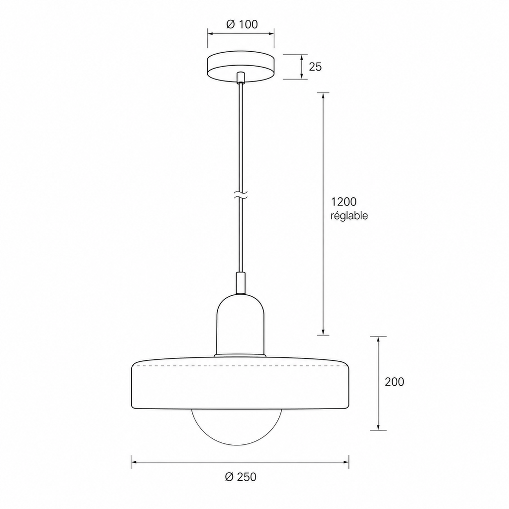 Suspension AURA™ – Design Contemporain