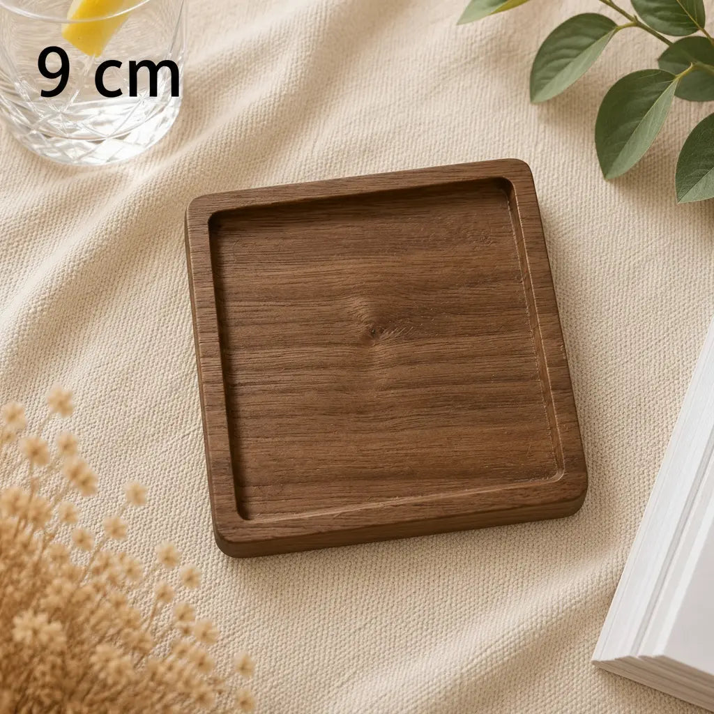Sous-verres LUNA™ – Bois Naturel Sunova Home
