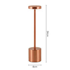 Lampe de Table LED sans fil en alliage Rechargeable, 3 couleurs, interrupteur tactile, veilleuse de Style nordique, pour maison, Bar, Restaurant, ambiance, lampe de bureau Sunova Home