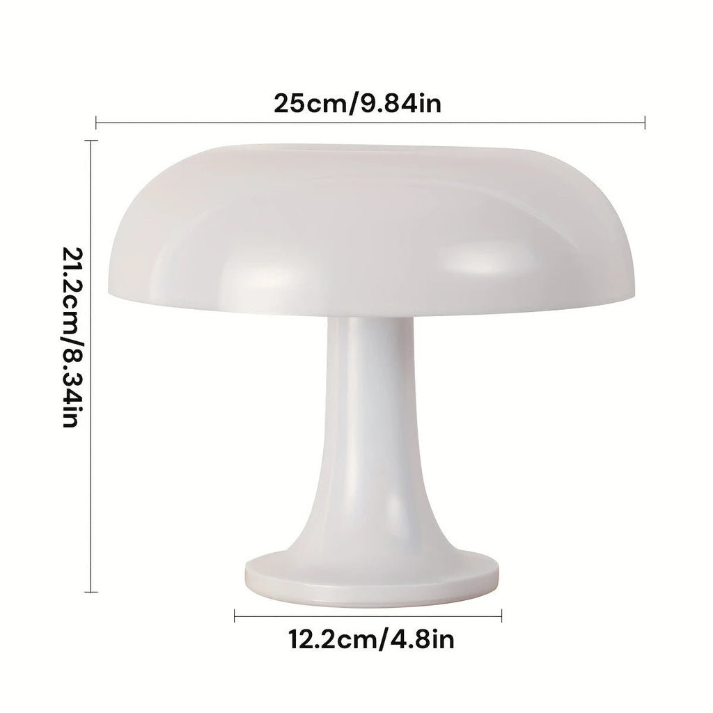 Lampe de table moderne minimaliste en forme de champignon, lampe de chevet pour chambre à coucher, salon, lumière créative de luxe, LED décorative, ambiance lumineuse nocturne Sunova Home