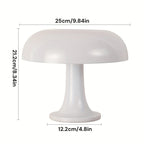 Lampe de table moderne minimaliste en forme de champignon, lampe de chevet pour chambre à coucher, salon, lumière créative de luxe, LED décorative, ambiance lumineuse nocturne Sunova Home