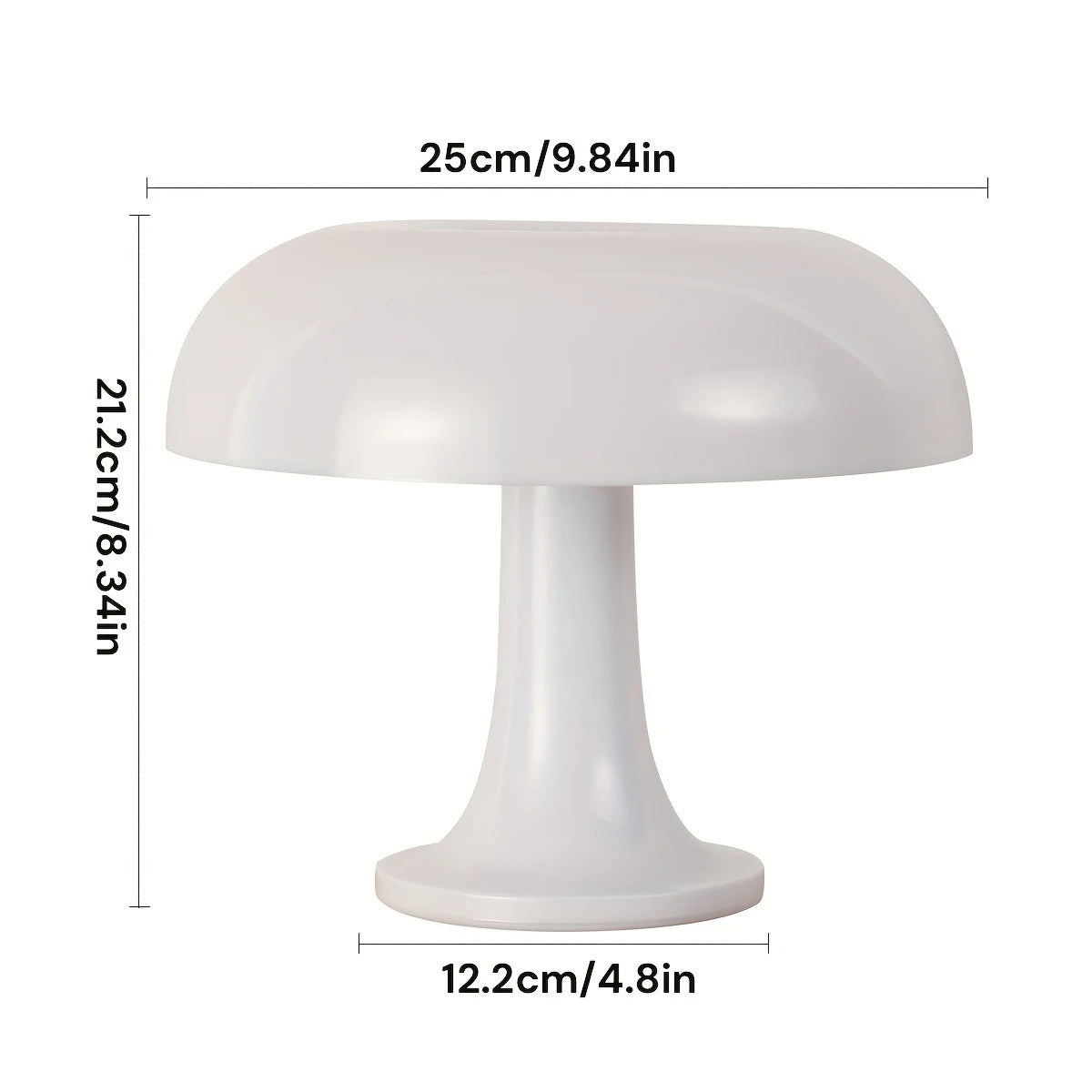 Lampe de table moderne minimaliste en forme de champignon, lampe de chevet pour chambre à coucher, salon, lumière créative de luxe, LED décorative, ambiance lumineuse nocturne Sunova Home