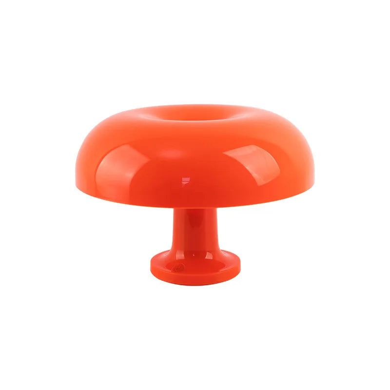 Lampe de table LED en forme de champignon, minimaliste, moderne, lampe de chevet pour chambre à coucher, design danois, lampe de table décorative orange Sunova Home
