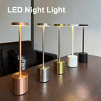 Lampe de Table LED sans fil en alliage Rechargeable, 3 couleurs, interrupteur tactile, veilleuse de Style nordique, pour maison, Bar, Restaurant, ambiance, lampe de bureau Sunova Home