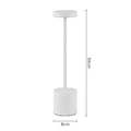 Lampe de Table LED sans fil en alliage Rechargeable, 3 couleurs, interrupteur tactile, veilleuse de Style nordique, pour maison, Bar, Restaurant, ambiance, lampe de bureau Sunova Home