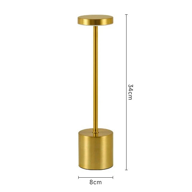 Lampe de Table LED sans fil en alliage Rechargeable, 3 couleurs, interrupteur tactile, veilleuse de Style nordique, pour maison, Bar, Restaurant, ambiance, lampe de bureau Sunova Home
