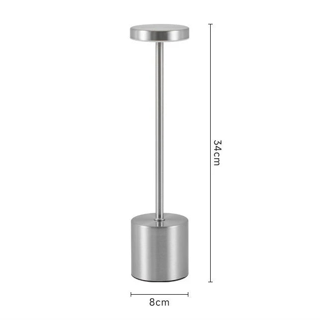 Lampe de Table LED sans fil en alliage Rechargeable, 3 couleurs, interrupteur tactile, veilleuse de Style nordique, pour maison, Bar, Restaurant, ambiance, lampe de bureau Sunova Home