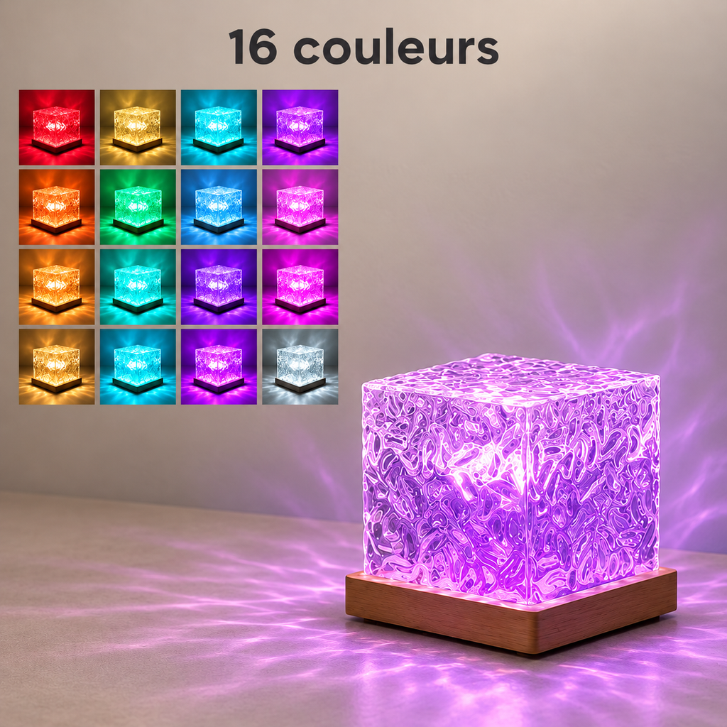 ONDA™ | Lampe d’ambiance à effet d’eau Sunova Home