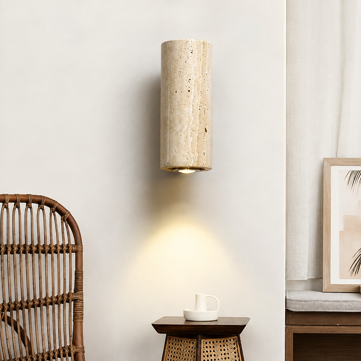 SORA™ | Applique Murale en Travertin Sunova Home
