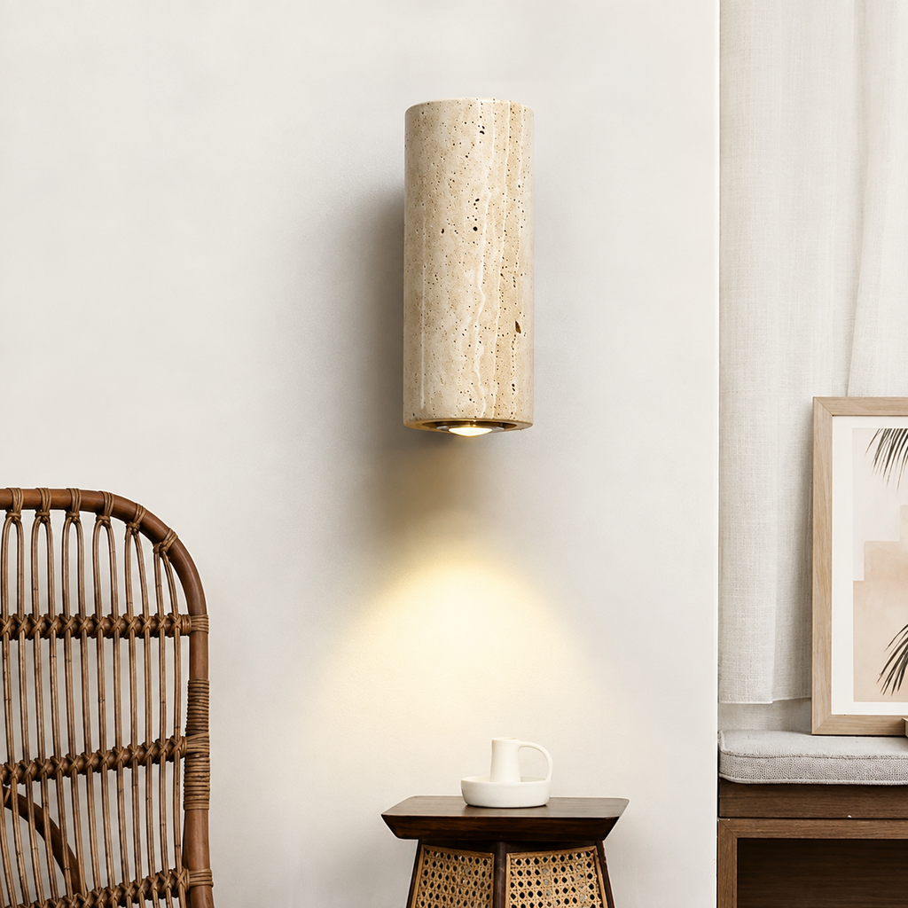 SORA™ | Applique Murale en Travertin Sunova Home