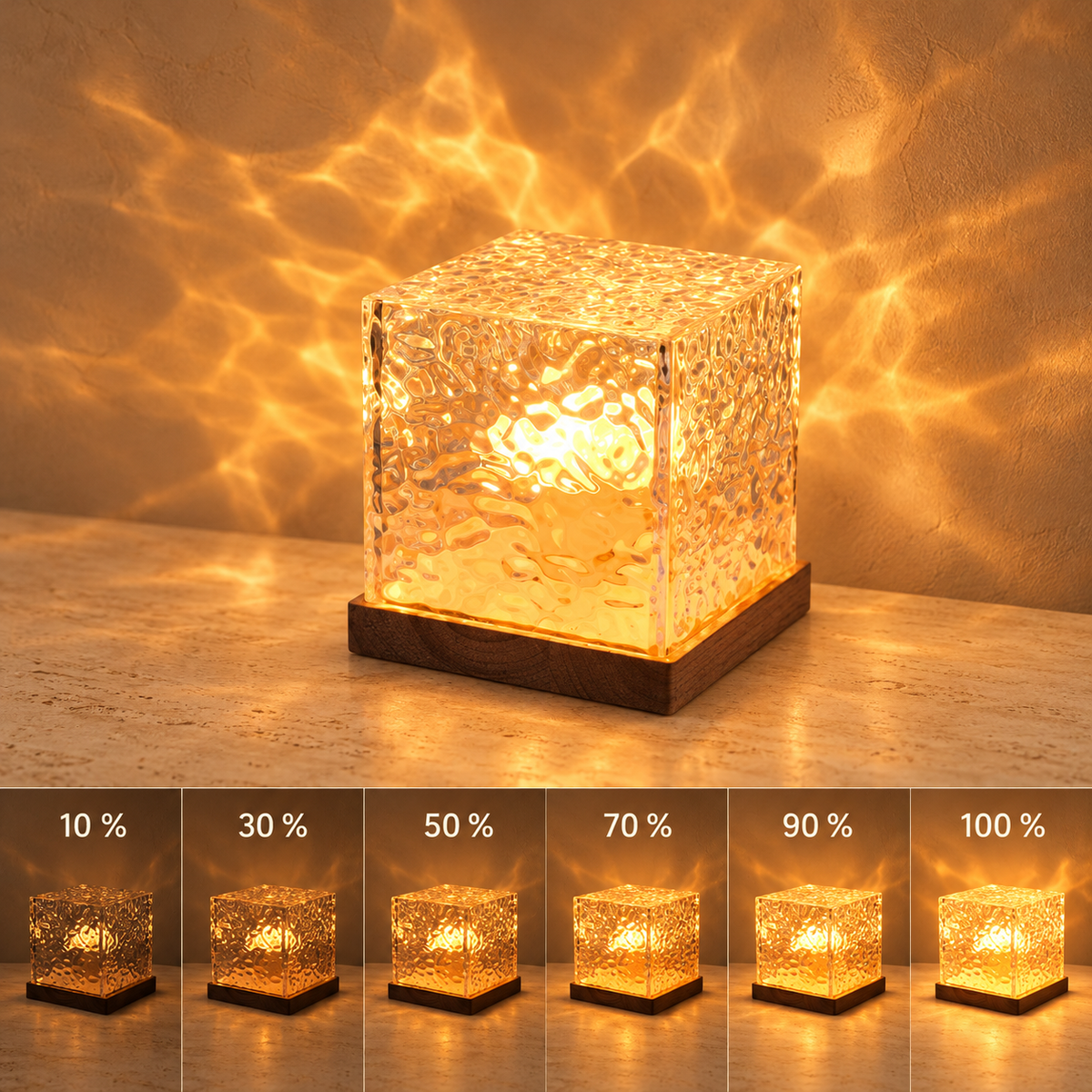 ONDA™ | Lampe d’ambiance à effet d’eau Sunova Home