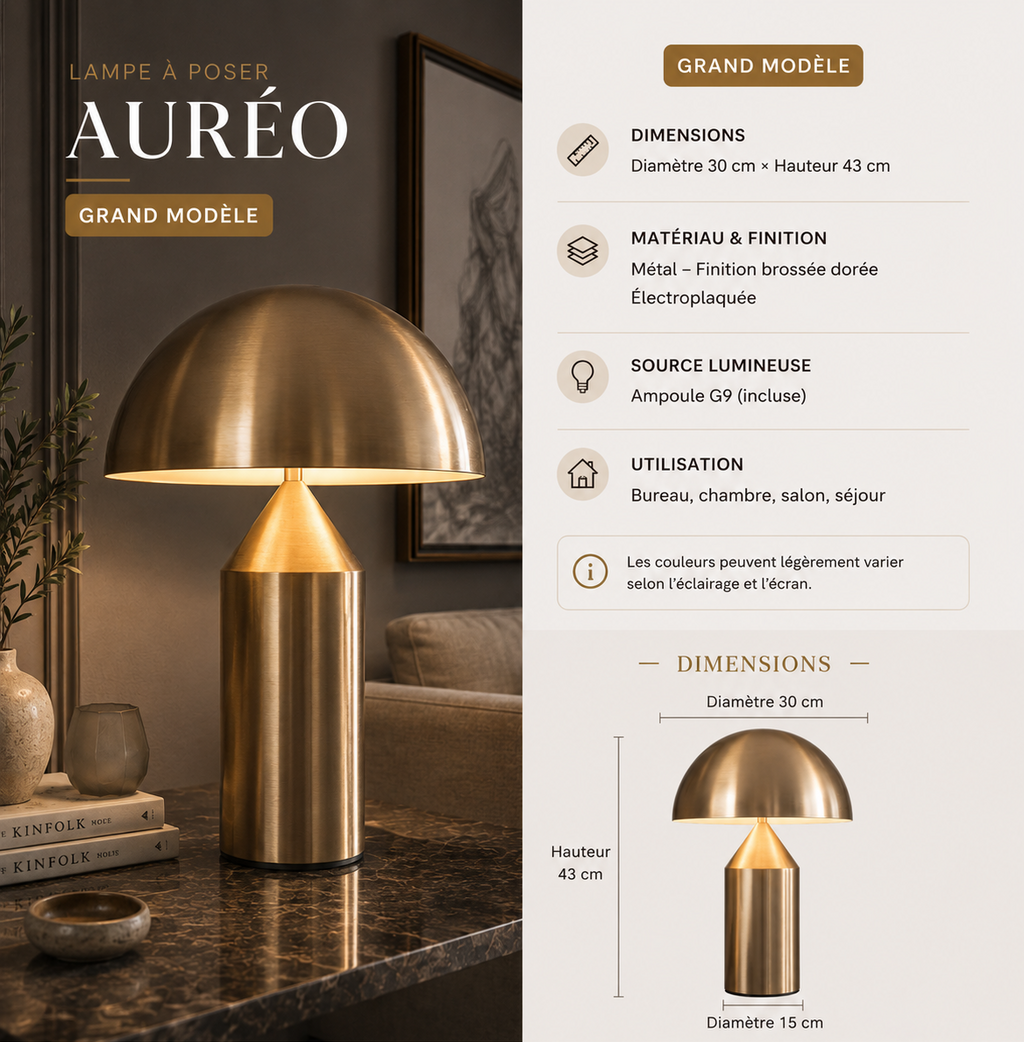 TRIA™ | Lampadaire LED Design 3 Lumières Sunova Home