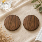 Sous-verres LUNA™ – Bois Naturel Sunova Home